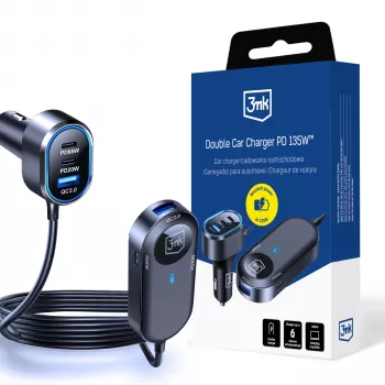 Chargeur de voiture double 3MK 135 W