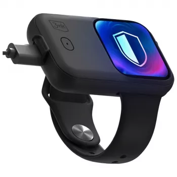 Étui powerbank Endurance 3MK PROTECTION pour Apple Watch 40 mm/41 mm 2,5 W 1200 mAh USB-C, noir