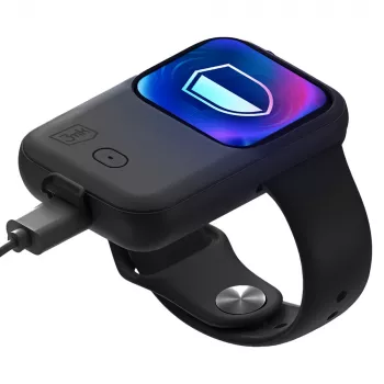Étui-batterie 3MK PROTECTION 3mk Endurance pour Apple Watch 49 mm 2,5 W 1200 mAh USB-C noir