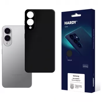 3MK HARDY Coque en silicone MagCase pour Samsung Galaxy S25 Edge noir