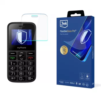 MyPhone Halo A - Film de protection d'écran en verre hybride 3mk FlexibleGlass Pro (transparent)