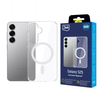 Coque 3MK EverClear MagCase pour Samsung Galaxy S25 - transparente