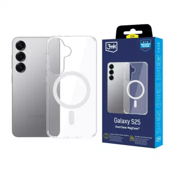 Coque 3MK EverClear MagCase pour Samsung Galaxy S25 - transparente