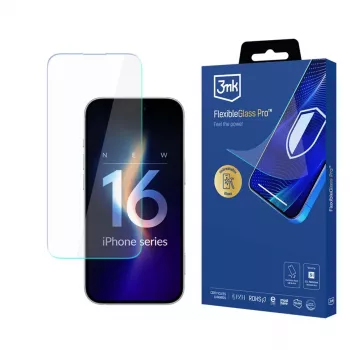 3MK FlexibleGlass Pro verre hybride protection d'écran pour Apple iPhone 16 Pro