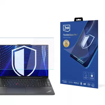 Protection d'écran FlexibleGlass Pro 3MK PROTECTION pour Lenovo ThinkPad E16 (Gen 1 / 2) jusqu'à 17 pouces