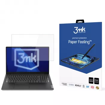 3MK PROTECTION Paper Feeling protection d'écran pour Lenovo V15 Gen 6 (15,6 inch) - Mat, antireflet, anti-traces de doigts