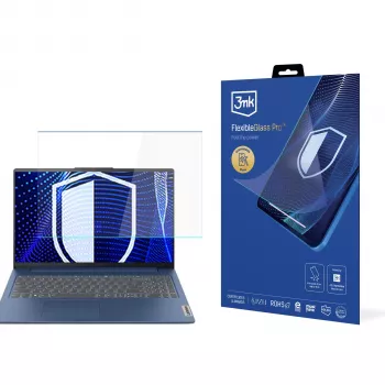 Protection d'écran 3MK PROTECTION FlexibleGlass Pro pour Lenovo IdeaPad Slim 5 (5i) 14IAH10 - 14 pouces, verre hybride, dureté 7H, anti-traces de doigts