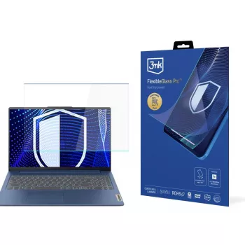 Protection d'écran 3MK PROTECTION FlexibleGlass Pro pour Lenovo IdeaPad Slim 5 (5i) 14IAH10 - 14 pouces, verre hybride, dureté 7H, anti-traces de doigts