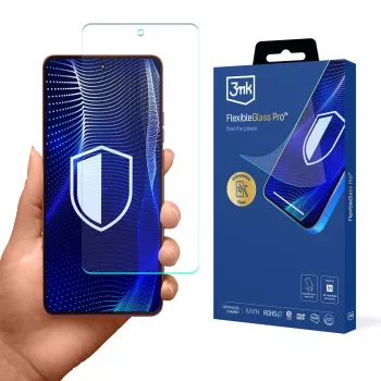 3mk FlexibleGlass Pro protection d'écran pour Motorola Moto G86 / G86 Power - Verre hybride, dureté 7H, 0,3 mm, cristal transparent