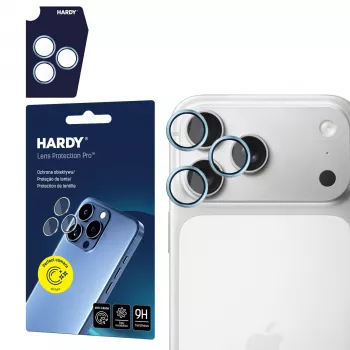 Protection d'objectif 3MK HARDY Lens Protection Pro pour Apple iPhone 17 Pro / 17 Pro Max Ocean Blue
