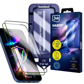 3MK PROTECTION Apple iPhone 16 Pro Max - 3mk Hardy Hardura 9H protection d'écran en verre trempé