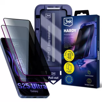 3MK PROTECTION Samsung Galaxy S25 Ultra - Protection d'écran confidentialité 3mk Hardy Privzone 9H