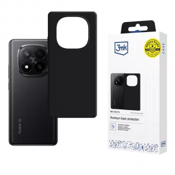 Coque mate 3MK Matt Case Pro pour Xiaomi Redmi Note 15 Pro+ 5G - noire
