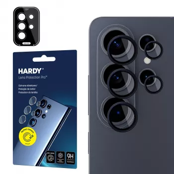 Protection d'objectif 3mk Hardy Lens Protection Pro noire pour Samsung Galaxy S26 Ultra