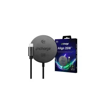3mk incharge Align Qi2.2 25W pour Apple noir