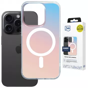 3MK PROTECTION Apple iPhone 15 Pro - Coque 3mk Hardy PrisMag noire