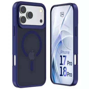 3MK PROTECTION Apple iPhone 17 Pro Max Hardy Hazy MagCase bleu