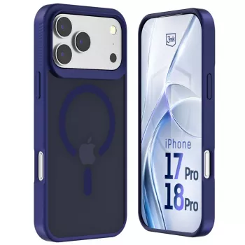 3MK PROTECTION Apple iPhone 17 Pro Max Hardy Hazy MagCase bleu