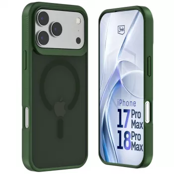 3MK PROTECTION Apple iPhone 17 Pro Max Hardy Hazy MagCase vert