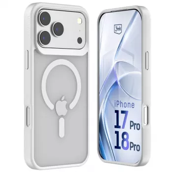 3MK PROTECTION Apple iPhone 17 Pro - 3mk Hardy Hazy MagCase blanc