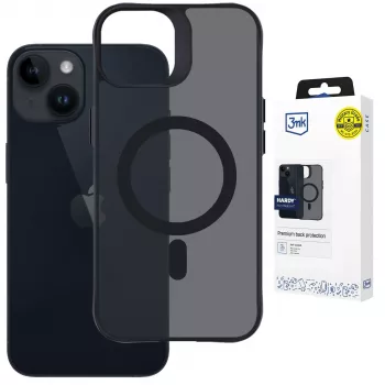 3MK PROTECTION Apple iPhone 13/14 Hardy Hazy MagCase noir