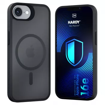 3MK PROTECTION Apple iPhone 16E/ iPhone 17E - 3mk Hardy Hazy MagCase noir