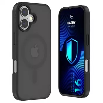 3MK PROTECTION Apple iPhone 16 - 3mk Hardy Hazy MagCase noir