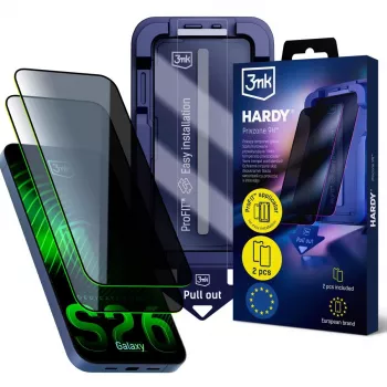 3MK PROTECTION Samsung Galaxy S26 - 3mk Hardy Privzone 9H film de protection d'écran confidentialité