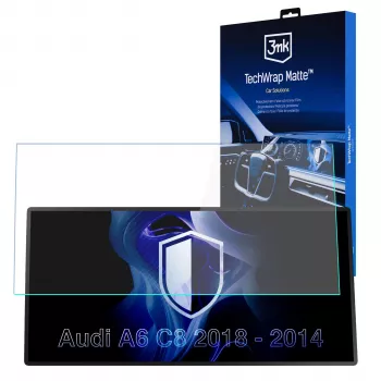Protection d'écran mate 3MK PROTECTION TechWrap pour écran central AUDI A6 C8 2018-24