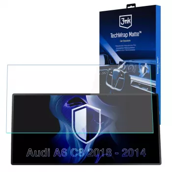 Protection d'écran mate 3MK PROTECTION TechWrap pour écran central AUDI A6 C8 2018-24