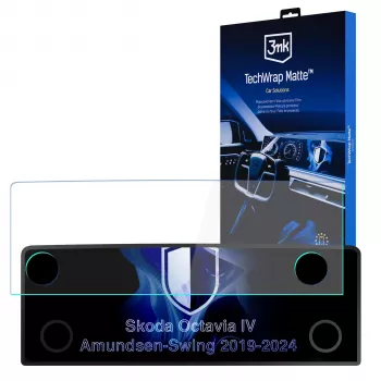 Protection d'écran mate 3MK PROTECTION TechWrap pour écran central Skoda Octavia IV Amundsen-Swing 2019-24
