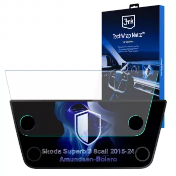 Protection d'écran mate 3MK PROTECTION TechWrap pour écran central Skoda Superb III 2015-2024 Amundsen-Bolero