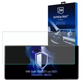 3MK PROTECTION VW Golf VIII GTI 2021- - Protecteur d'écran mat TechWrap pour écran central