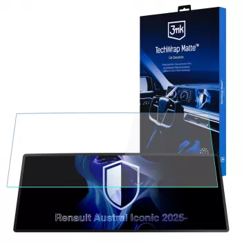 3MK PROTECTION Renault Austral Iconic 2025- TechWrap film protecteur mat pour combiné d'instruments