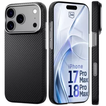 3MK PROTECTION Apple iPhone 17 Pro Max Hardy Aramid MagCase - noir