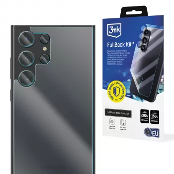 Kit FullBack 3MK PROTECTION Samsung Galaxy S23 Ultra - protection d'écran hydrogel intégrale