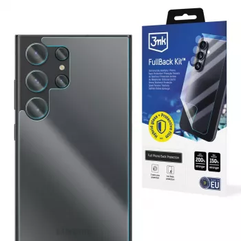 Kit FullBack 3MK PROTECTION Samsung Galaxy S23 Ultra - protection d'écran hydrogel intégrale