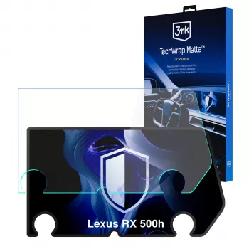 3MK PROTECTION Lexus RX 500h (2022-2026) Protecteur d'écran mat TechWrap pour écran central