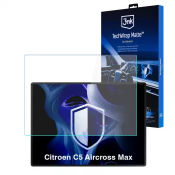 3MK PROTECTION Citroen C5 Aircross Max - Protecteur d'écran mat TechWrap pour écran central