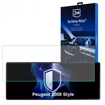 3MK PROTECTION Peugeot 2008 Style - Protecteur d'écran mat TechWrap pour écran central