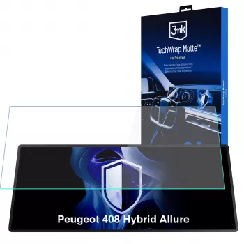 Protection d'écran pour écran central mat 3mk TechWrap 3MK PROTECTION Peugeot 408 Hybrid Allure