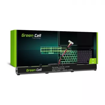 Batterie Green Cell GREENCELL pour Asus A41N1501 - Li-Polymer 15,2 V 4000 mAh 60,8 Wh 4 cellules noire