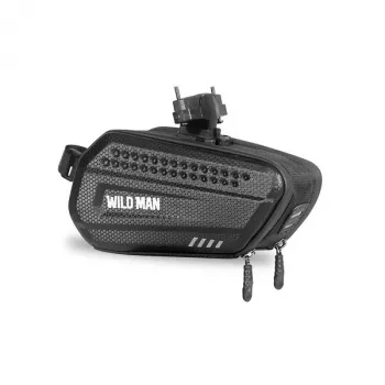 Sacoche de selle de vélo WILDMAN L ES7 1.2L noire
