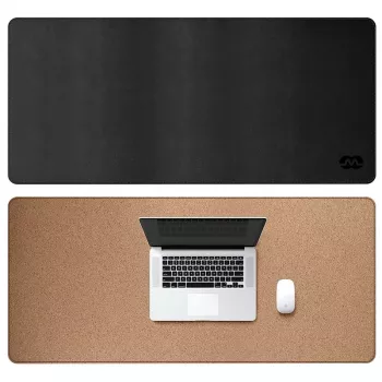 Tapis de bureau en cuir MOZOS LDP1260 Premium 1200x600 mm noir