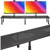 MOZOS SPM2 Support surélevateur double moniteur pour bureau 1000x230x120 mm noir