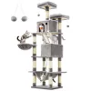 MOZOS Kitty Tree Grand arbre à chat pour chats, hauteur 206 cm