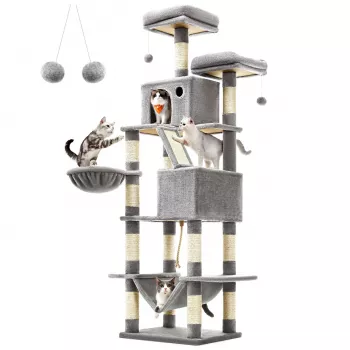 MOZOS Kitty Tree Grand arbre à chat pour chats, hauteur 206 cm