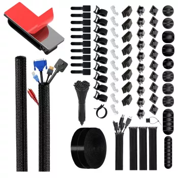 Ensemble d'accessoires d'organisation de câbles MOZOS CM-SET