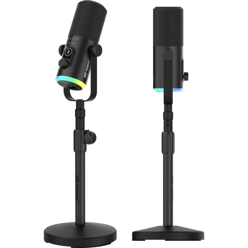 Micro USB XLR LED RGB Mozos GM-ONE noir