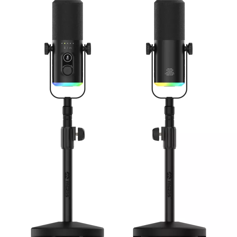 Micro USB XLR LED RGB Mozos GM-ONE noir